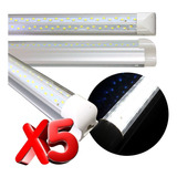 Paquete De 5 Regletas Tubo Led Blanca 6500k 48w