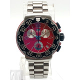 Reloj Tag Heuer F1 Cronos Rojo Cac1112-0 No Tissot Oris Mido