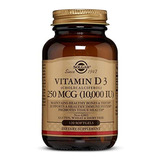 Solgar Vitamina D3 (carboniciferol) 250 Mcg (10,000 Iu), 120