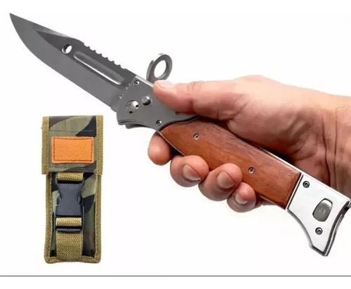 Cuchillo De Supervivencia Navajas Automática Estilo Bayoneta