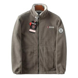 T Chaqueta De Lana Polar Gruesa De Doble Cara Para Hombre