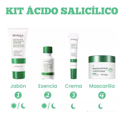 Kit Anti Acne Acido Salicílico 