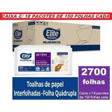 Toalha Excellence Interfolhada 2700 Folhas Quádruplas Elite