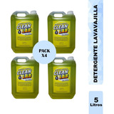 Detergente Lavavajillas Limon F33 Ma 15% Pack 4 X 5 Lts