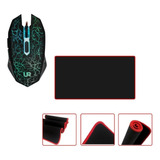 Pack De Moused Xl + Mouse 6 Botones 