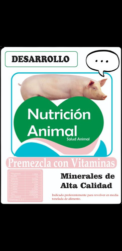 Vitaminas Y Minerales Para Puercos En Etapa De Desarrollo 