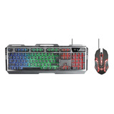 Combo 2 En 1 Gamer Trust Gxt 845 Tural Teclado+mouse