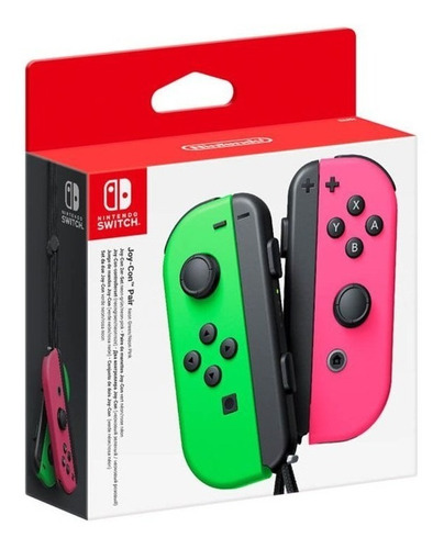 Joycons Para Nintendo Switch Original (verde Y Neón) 