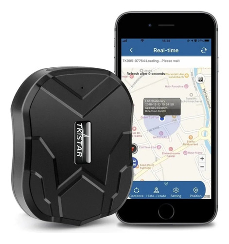 Gps Rastreador Gps Tkstar 905 Preto Veiculo Moto Carro