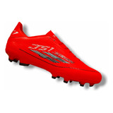 Tenis Futbol Tacos Tachones Union Rojo Negro Plata 2050