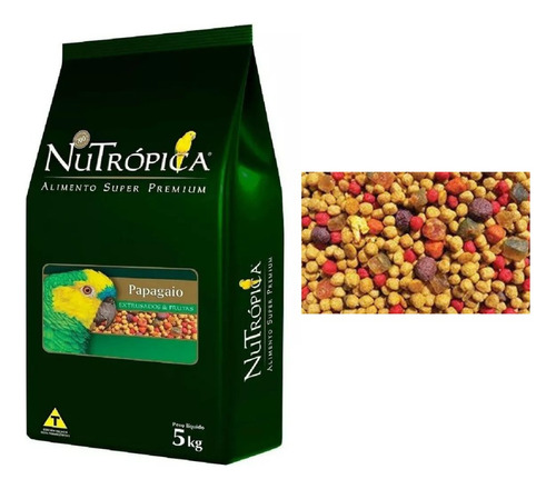 Nutropica Papagaios Frutas 5kg