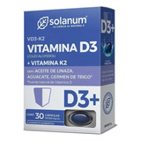 Solanum Vitamina D3+vit. K2, Aceite De Linaza 30 Cáps Sabor Sin Sabor
