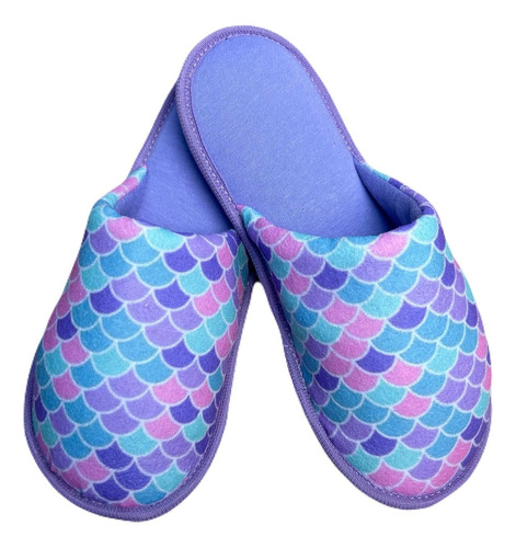 1 Par Pantufa Infantil Estampada Macia Home