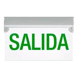 Letrero Led Salida Emergencia Bateria Respaldo