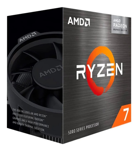 Procesador Amd Ryzen 7 5700g Amd 8 Nucleos Core 3.8 Ghz A /v