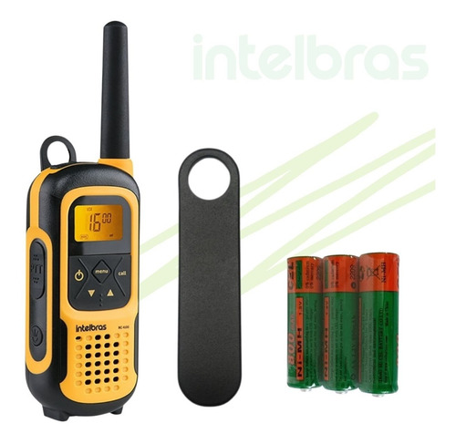Kit 1 Radio Prova D'água Rc4102 Intelbras + Pilhas + Clip Ht