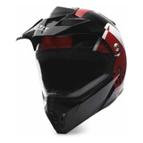 Casco Para Motociclista Brumm Extragrande Negro