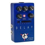 Pedal Efecto Flamma Fs03. Delay + Tap Tempo + Looper