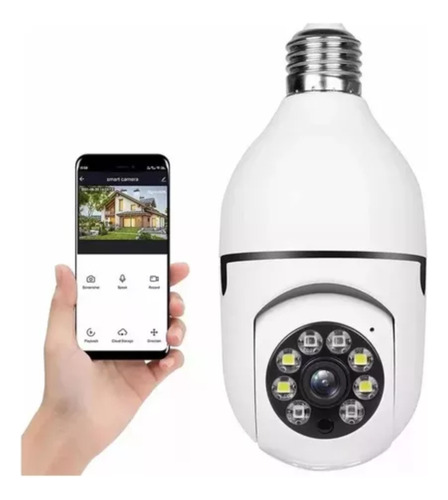 Camara Seguridad Ip Domo Con Wifi Y Parlante Vision Nocturna