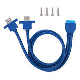 Cable De Montaje En Panel De Placa Base Frontal Usb3.0 De 19