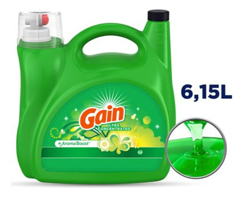 Detergente Líquido Gain 6.15l