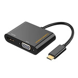 Adaptador Multipuerto Usb C Para Mac iPad Pro 2020 Hdmi Vga