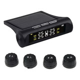 Energía Solar Tpms Con Pantalla Ldc De 4 Sensores Externos,