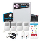 Kit Alarma Inalámbrica Casa Marshall Go Plus Wifi 4x2x2 Dpto