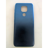 Tampa Traseira Moto E7 Plus Xt2081 Azul S/ Lente (usado)