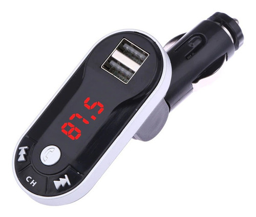 Transmisor Bluetooth Usb Fm Coche Auto Cargador Manos Libres