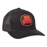 Gorra Fox Colel Flexfit Hat Trucker Color Negro - Original