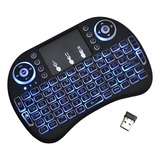 Mini Teclado Inalambrico Pc Usb Touchpad Led Smart Tv 3006