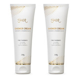 Skelt  Creme Hidratante Para Banho Shower Cream X2 230g