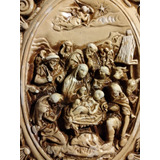 Plato/cerámica En Relieve. Natividad. 29x22