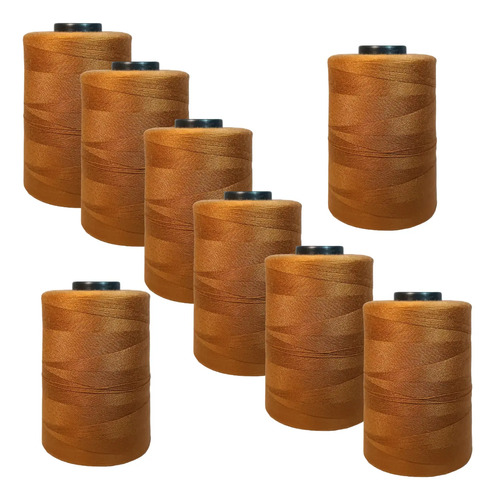 Hilo De Costura Telas Gruesas Mezclillero 8 Pz Calibre 70