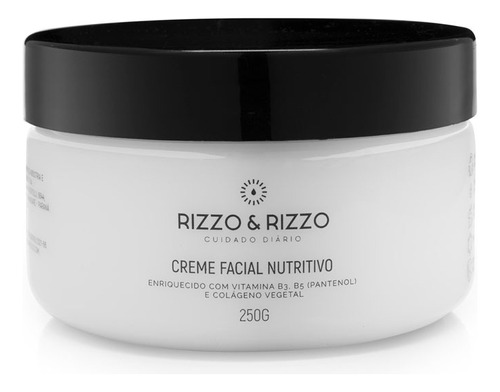 Creme Hidratante Facial Nutritivo Vitamina E Colágeno Rizzo Momento De Aplicação Dia/noite Tipo De Pele Todo Tipo De Pele