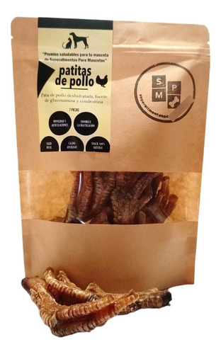 Premios Saludable Para Perros Pata De Pollo  7 Pz