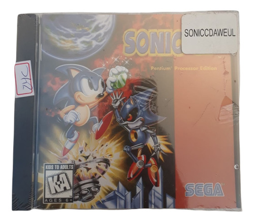 Cd De Jogo Sonic - Sega Lacrado