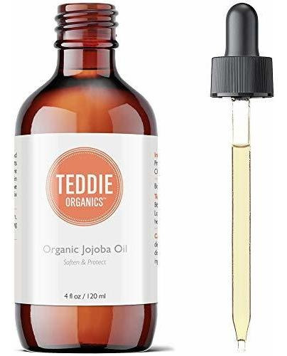 Teddie Organics De Jojoba Aceite 100% Puro Frío Y Sin Refina