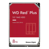 Disco Duro Interno Western Digital Wd Red Plus Wd80efzx 8tb Rojo
