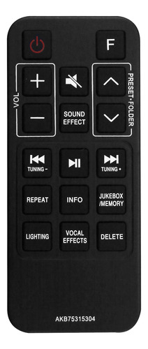 Control Remoto Para Sistemas De Audio Doméstico LG Soundbar