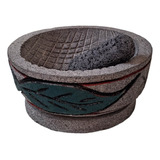 Molcajete Curado Artesanal + Temo Lote Incluido 