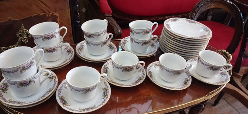 Antigua Vajilla Te 36 Piezas Año 90 Porcelana China N589