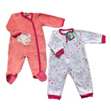 Set X 2 Pijamas Térmicas Bebes Niñas