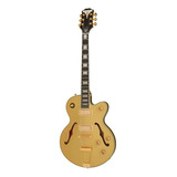 Guitarra Eléctrica EpiPhone Original Collection Uptown Kat Es Archtop De Arce/álamo Topaz Gold Metallic Metalizado Con Diapasón De Ébano