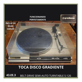 Toca Disco Gradiente Belt-drive S-126 (sem As Caixas)