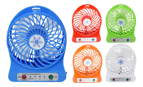 5 Mini Ventilador Enfriador Portátil Escritorio Mayoreo