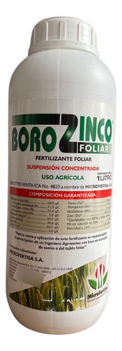 Borozinco Fertilizante Para Cuaje Fruto Y Floración X Litro