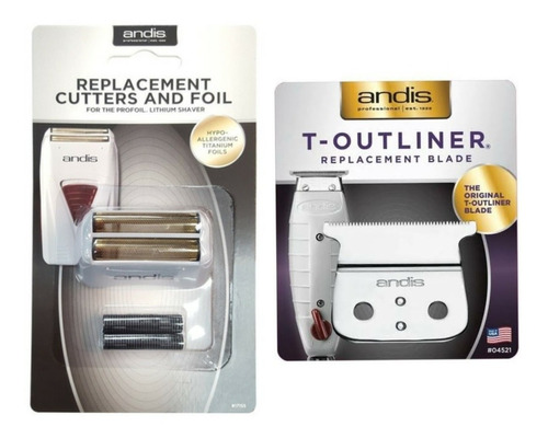Navajas Para Combo Andis Finishing T Outliner Shaver Profoil