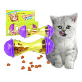 Juguete Dispensador Snack Para Gatos O Perros Mini Tubular 
